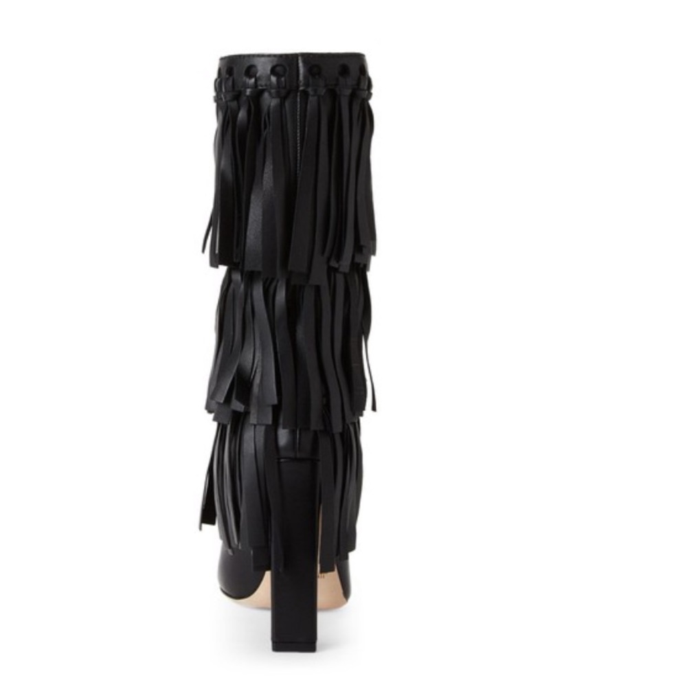 JIMMY CHOO*Black Fringe Boots EU 35.5 $2380 - Picture 5 of 8